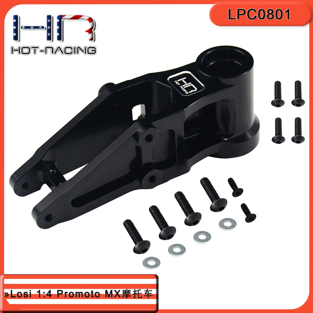 

Hot Racing CNC Aluminum Front Bulkhead Steering Servo Mount for Losi 1/4 Promoto MX Replace LOS261012 LOS06000