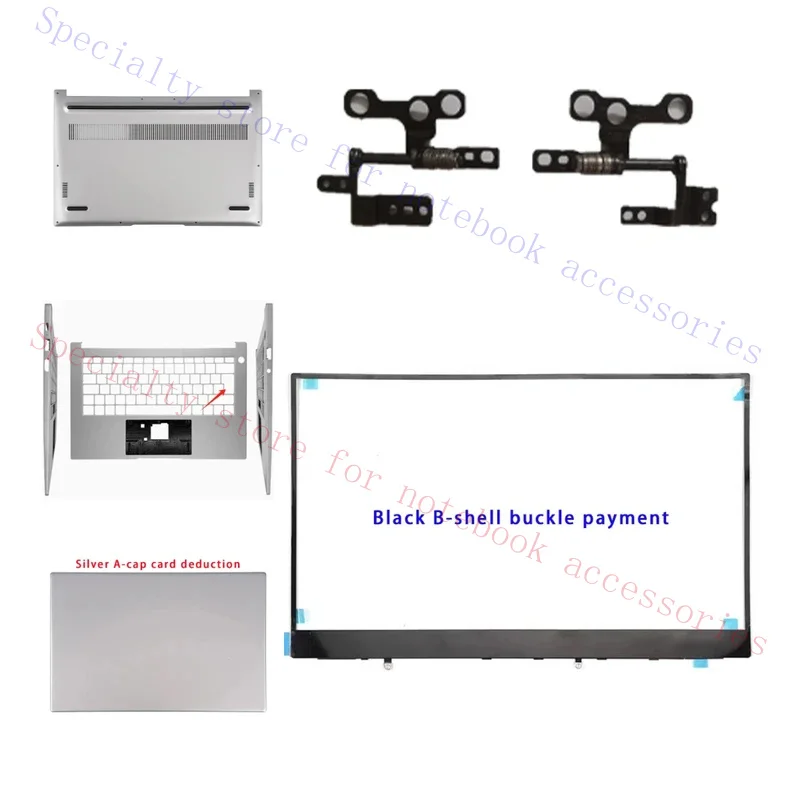 Suitable for D14 NbB-WAH9P NbD-WFH9 NbDE-WH9 NbL LCD screen top cover,front baffle, palm support,bottom shell, hinge cover shell