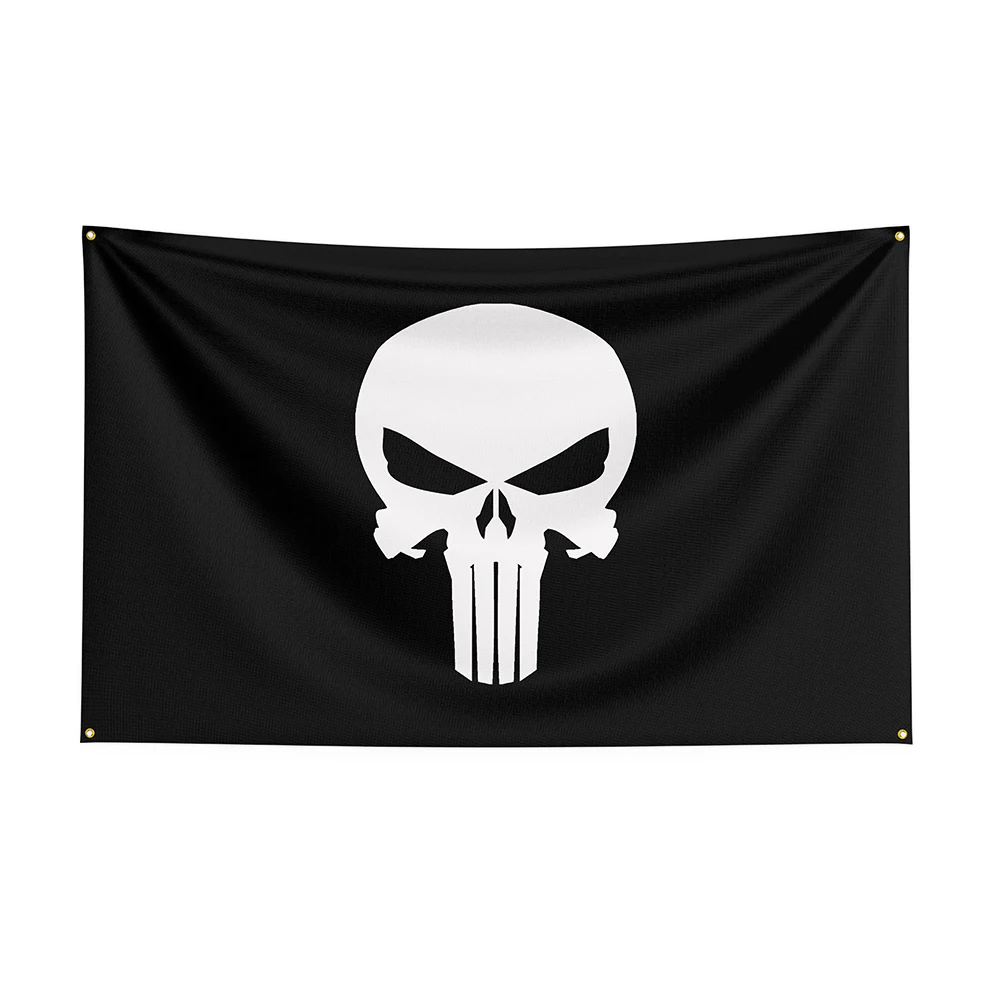 3x5 Punlsher Black Background Flag Polyester Prlnted Other Banner For Decor 11