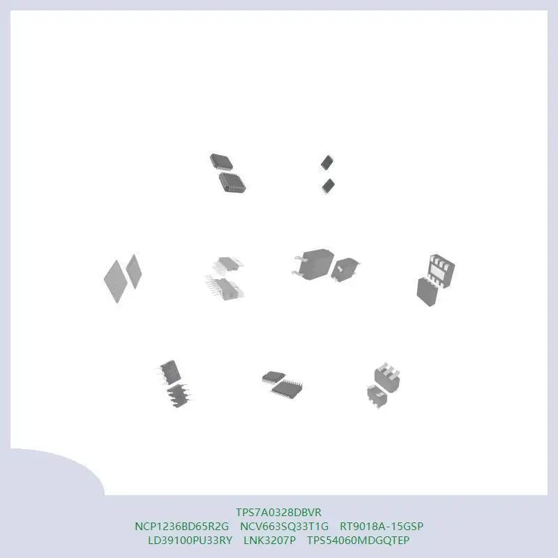 

TPS7A0328DBVR NCP1236BD65R2G NCV663SQ33T1G RT9018A-15GSP LD39100PU33RY LNK3207P TPS54060MDGQTEP
