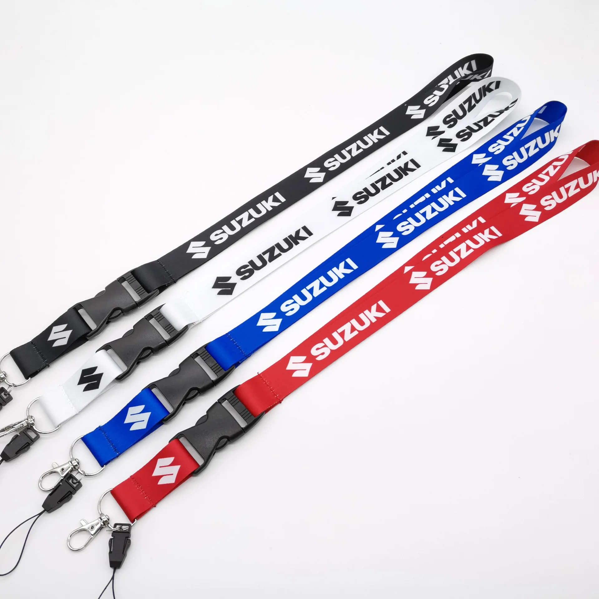 Correas para el cuello para SUZUKI Vitara Swift Alivio SX4 Jimny GN125 GN250 Samurai Bandit Alto, soporte para llaves de coche, cordón, accesorios para teléfono