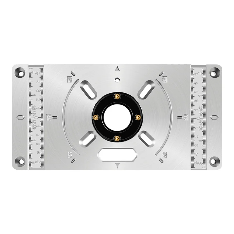Aluminum Alloy Edge Trimming Machine Inverted Board Woodworking Carving Worktable Clear Markings Thickened Base Plate