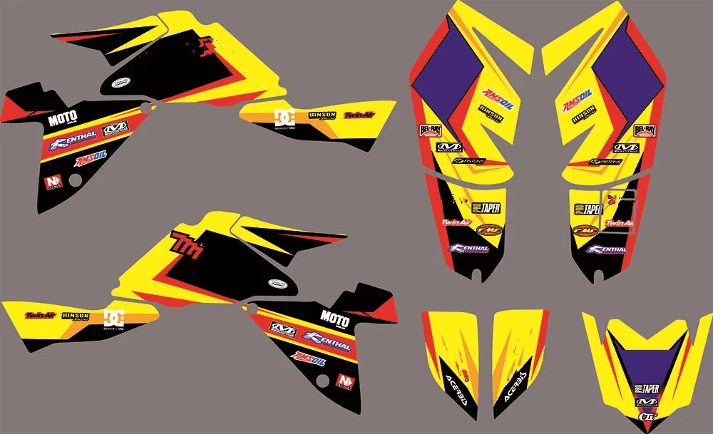 

Motorcycle Team Graphic and Backgrounds Decal Sticker Kits for SUZUKI LTZ400 2009 2010 2011 2012