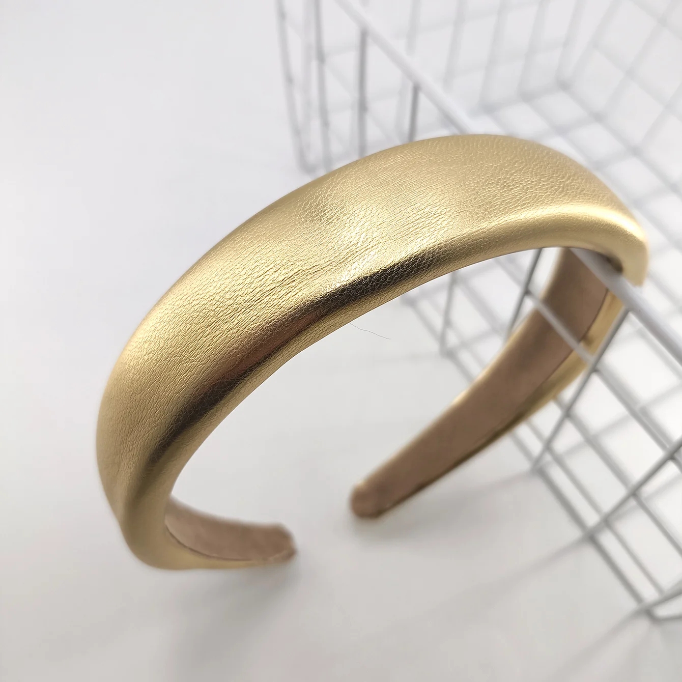 2/2,5/3/4CM Vintage Pu Leder Haarband Solide Lünette Stil Stirnband Kopf Hoop Mädchen Nicht-slip Turban Mode Haar Zubehör – Detail 10