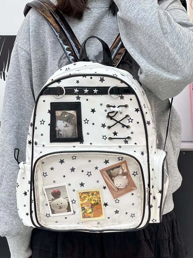 Kawaii Starry Harajuku Pastel Ita Backpack