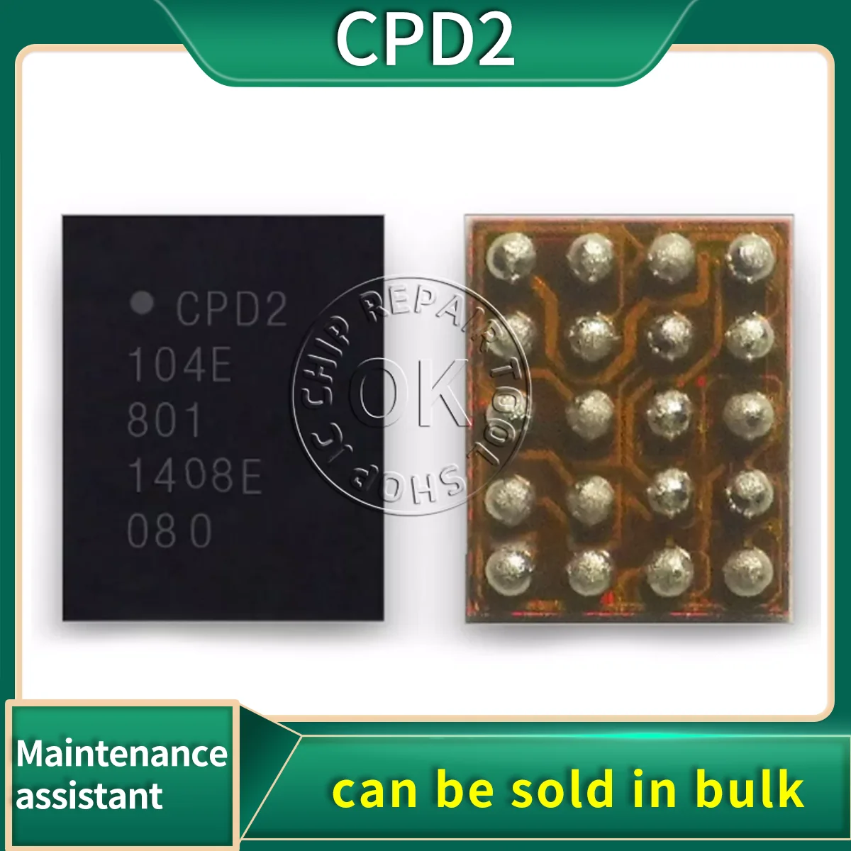 

1-10pcs/lot U6200 CPD2 For iPhone 8 8P X XS XR XSMax 11 11Pro Max USB-PD Fast charger charging Chip IC