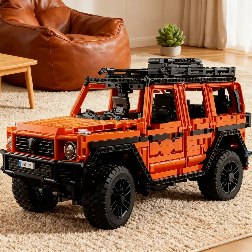 

1:10 Scale Off Road Car Toy High Quality Assembly Model Intelligent Design Great Gift for Car Enthusiasts