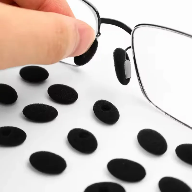 Coussinets de nez auto-adhésifs en mousse souple antidérapante pour lunettes, protection en éponge, effet de levage instantané pour un confort optimal.