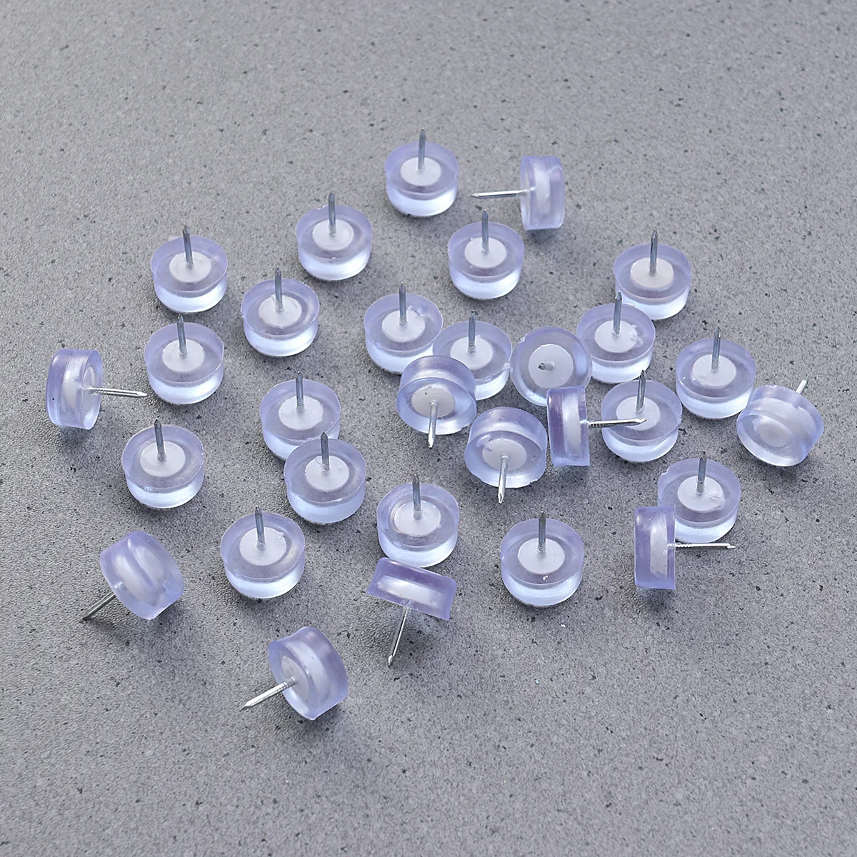 

30 pcs Furniture Nails Durable Iron Plastic Sofa Height Increaser Decorative Tacks Sliders Couch Stoppers Prevent Sliding