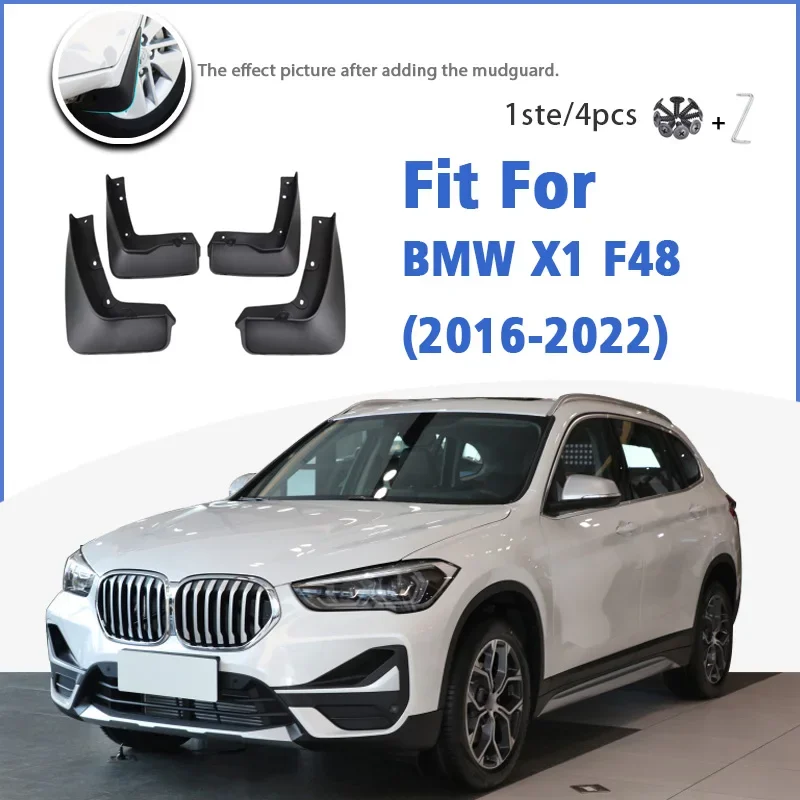 

Mudguard For BMW X1 F48 2016 2017 2018 2019 2020 2021 2022 Front Rear Mudflaps Mudguards Car Accessories Splash Guard Fender