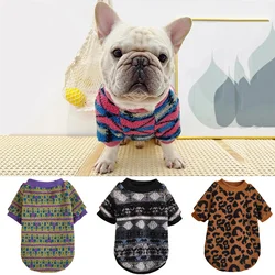 Fashion French Bulldog Sweater Warm Plush Cat Dog Clothes for Small Dogs Chihuahua Yorkshire Puppy Pullovers ropa para perros