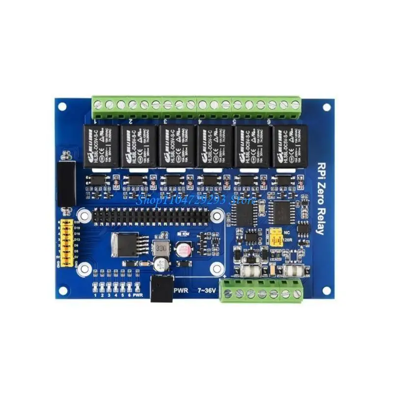 Y2GD 6 kênh rơle mô -đun mạnh mẽ rs485/can