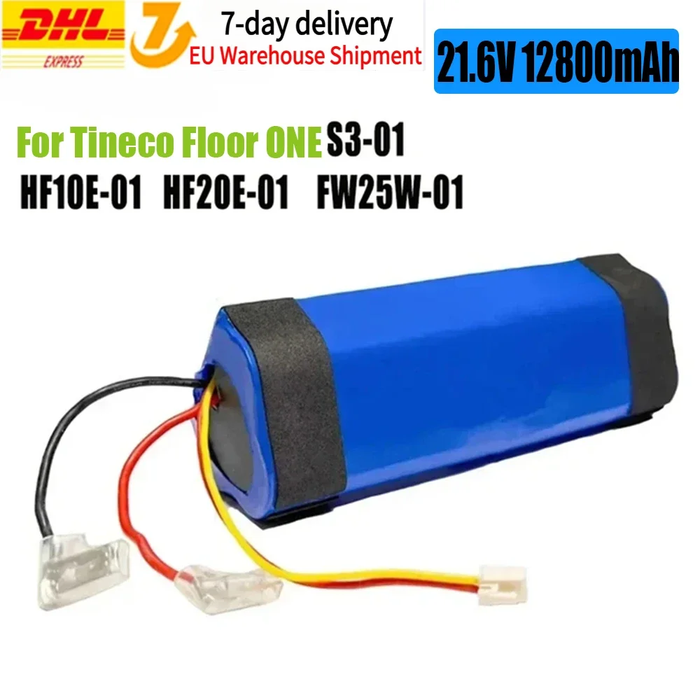 

100% original 12800mAh For Tineco FLOOR ONE 1.0 FW25M-01 FW25W-01 FW09010ECN HF10E-01 HF20E-01 S3-01 vacuum cleaner Battery