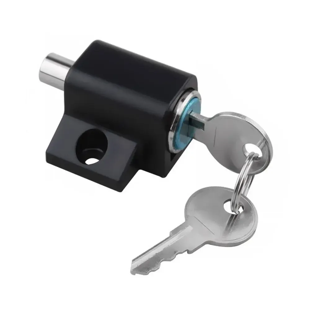 Aluminum Alloy Window Lock Push-Pull Door And Window Safety Lock Push-Pull Window Limiter Screen Window Fixed Buckle for Home Se