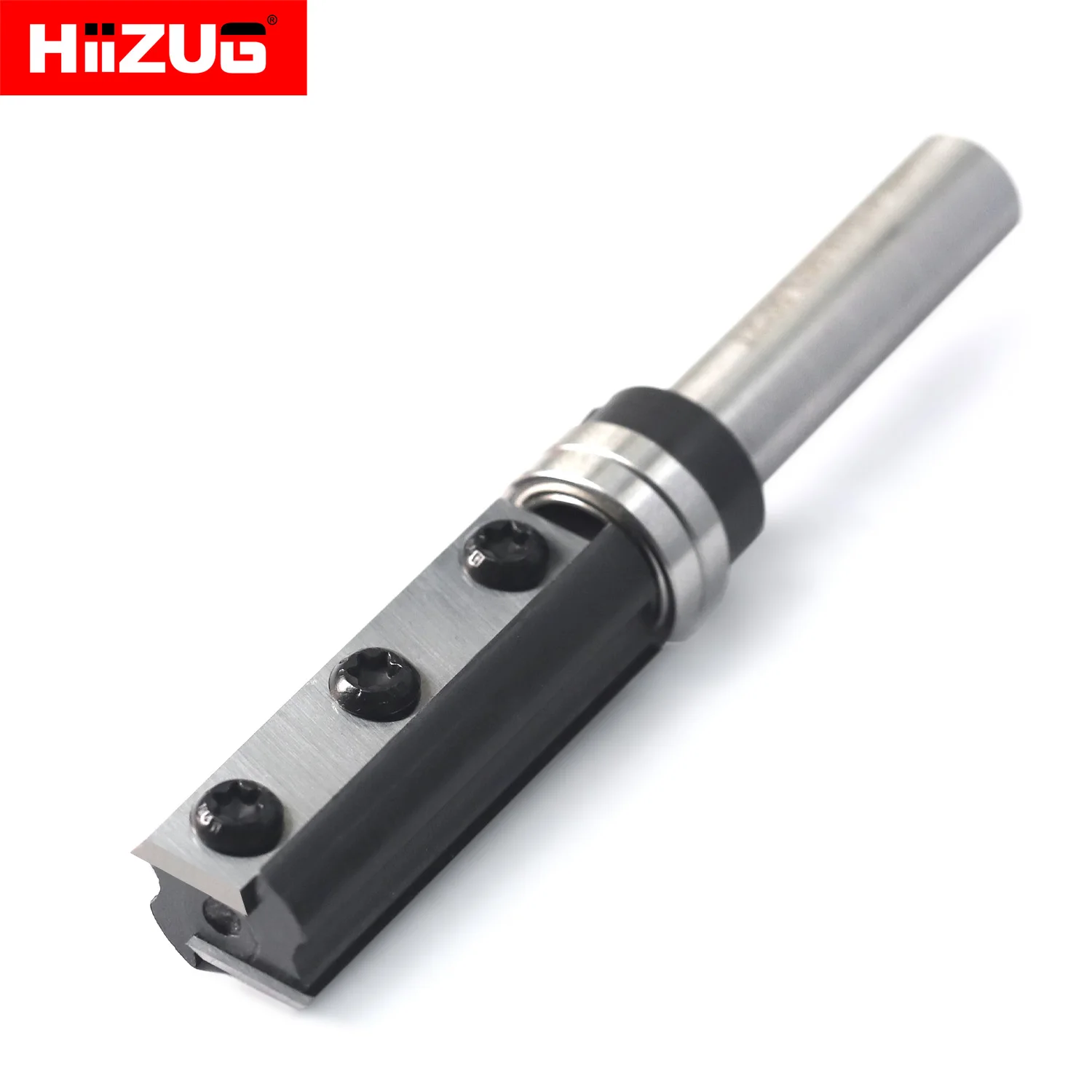 Imagem -05 - Espiral Flush Guarnição Padrão Template Router Bit Rolamentos Individuais Top na Haste no Dia Insert Cutter Substituível Bordas