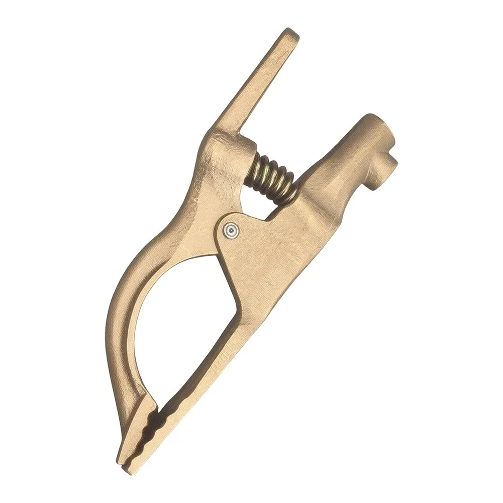 For High Conductivity 500A Copper Ground Clamp for Welding Machines Featuring 360 Rotation and 35mm Jaw Opening