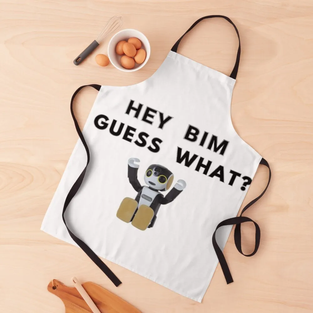 

Hey Bim Guess What - James May t-shirt Apron Novelties Kitchen And Home Dress Apron