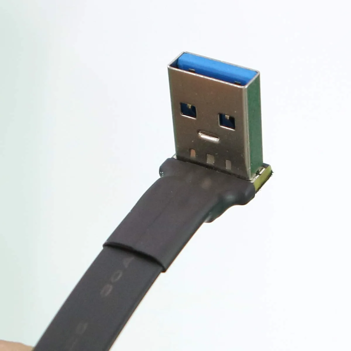 ADT USB C Female To USB 3.0 Male Cable Adapter,5Gbps GEN 1 Type A Connector Right Angle Flat Ribbon Cable S-T4/5
