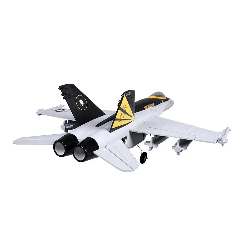 Fms 64mm F18 V2 Bumblebee Upgraded Rc Epo Channel Remote Control Model Aircraft Fixed Wing Fighter Boy Toy