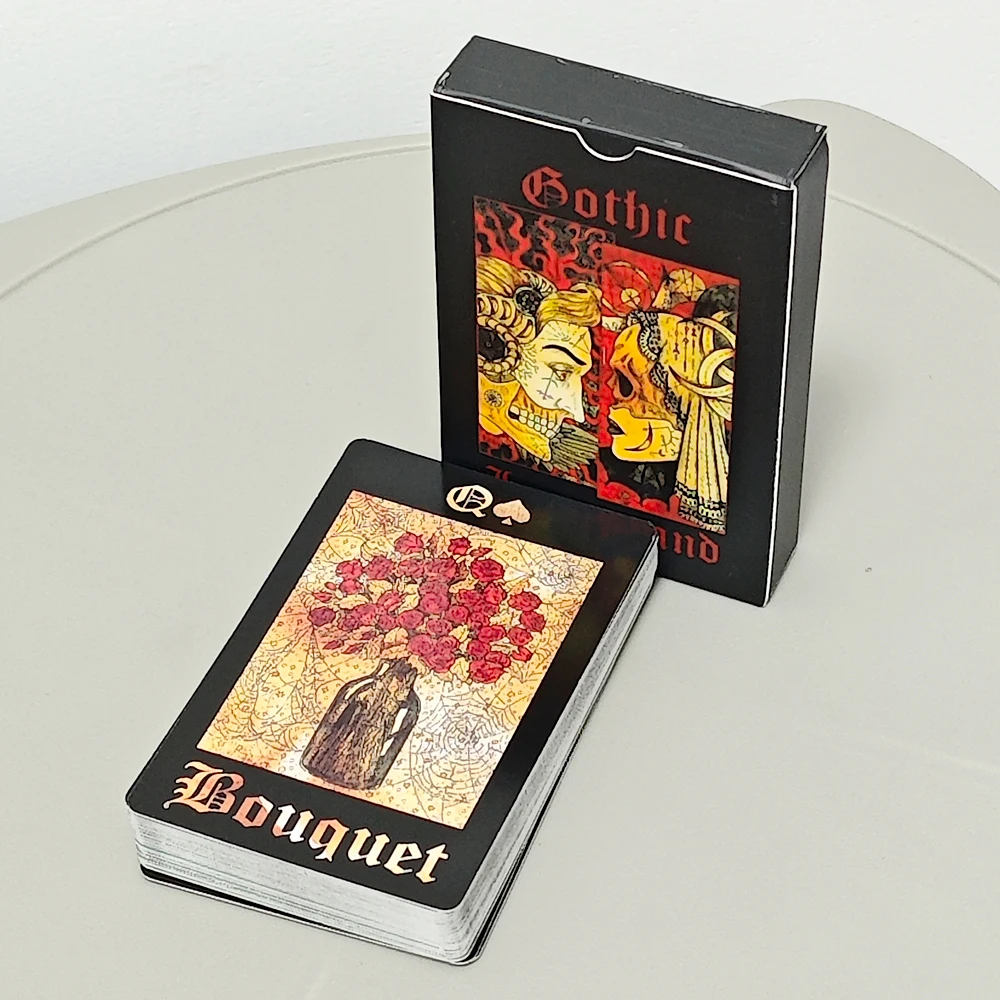 

9*6cm Combine Romance and Dark Elements Dark Gothic Lenormand Deck 36 Pcs Lenormand Cards