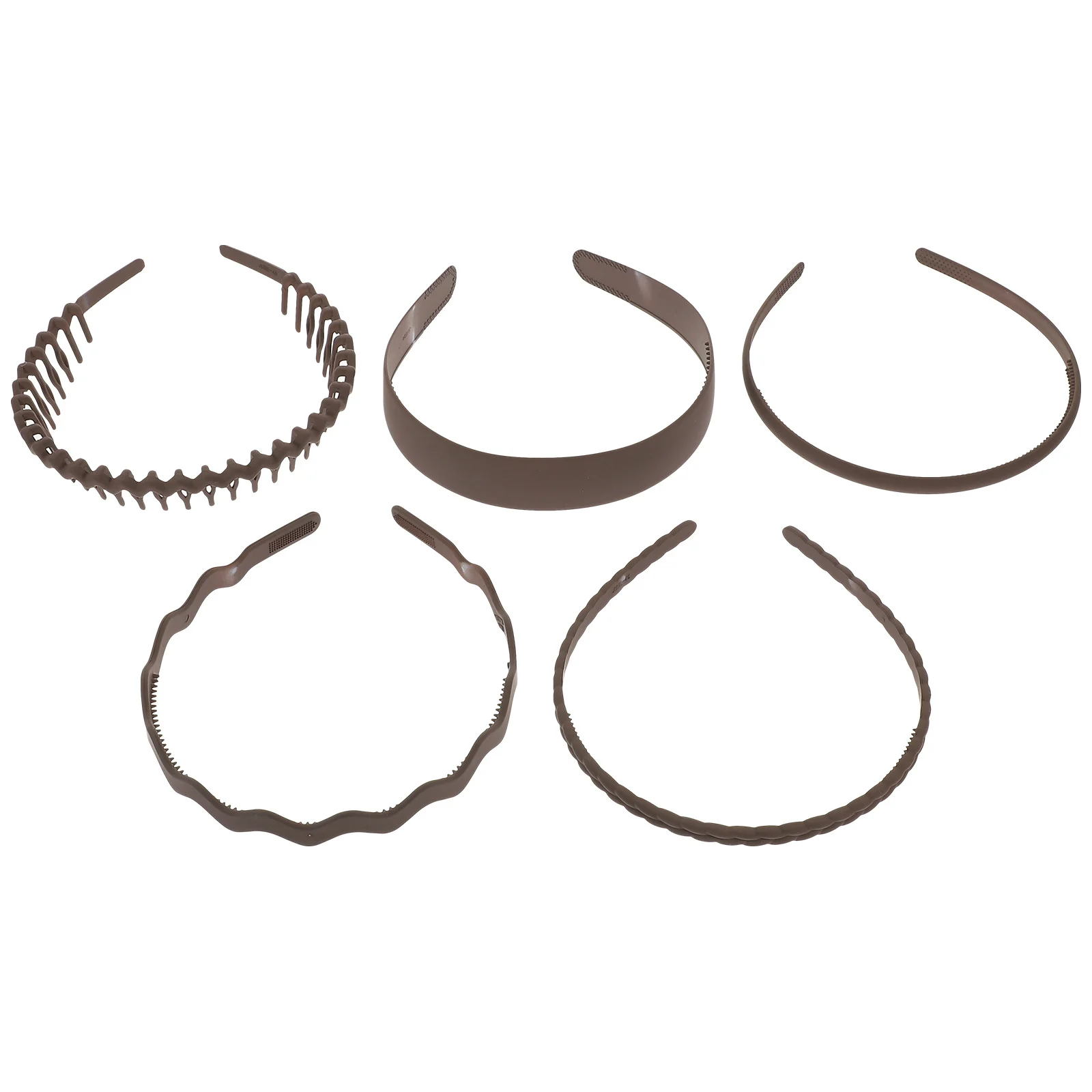 

5 шт., нескользящие повязки для волос, женские повязки на голову, пластиковые противоскользящие повязки на голову для мытья лица, повседневная повязка на голову, аксессуары для волос