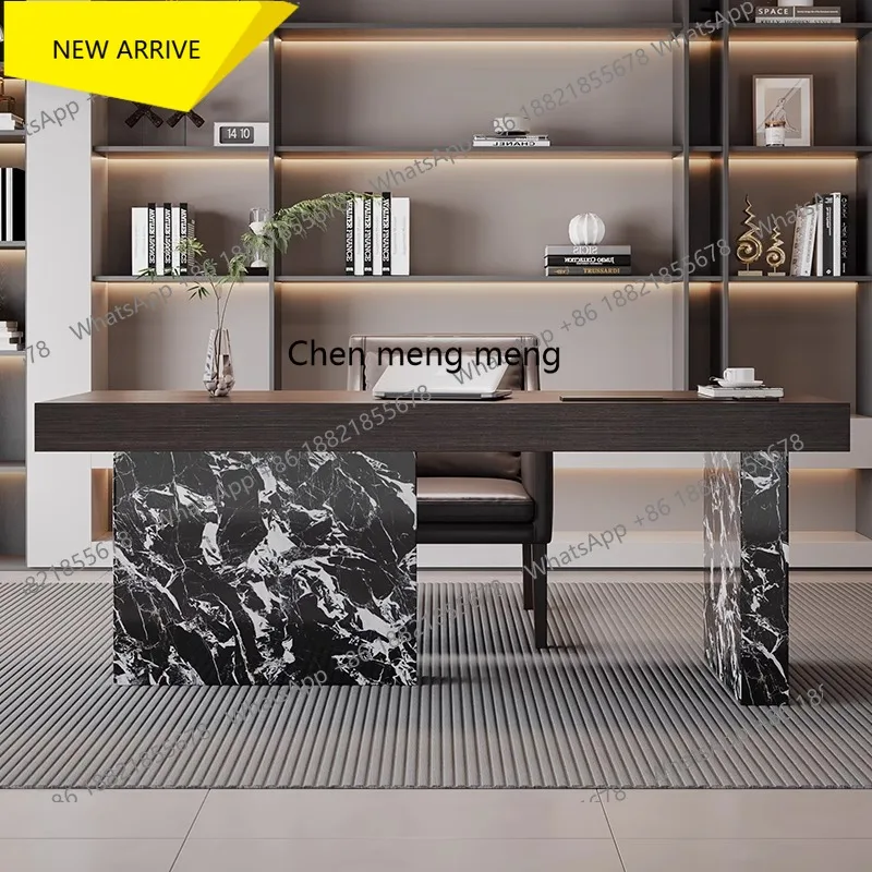 

M138 Italian Minimalist Desk Light Luxury Modern High-end Small Apartment Study Adult Home Computer Desk