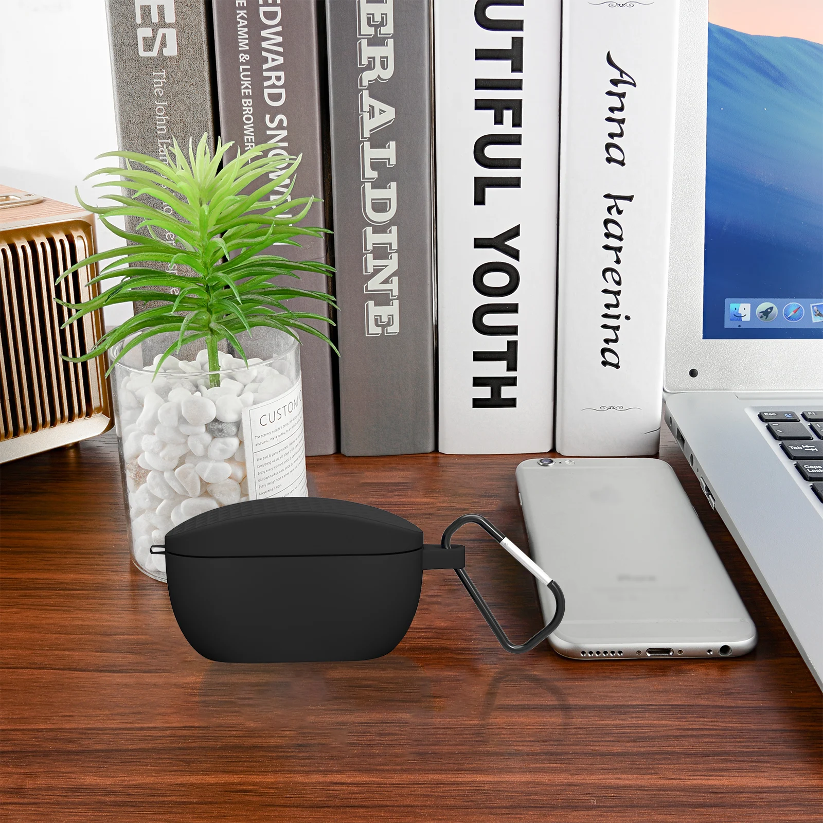 Geekria Silicone Case Cover Compatible with JBL Wave 100TWS, VIBE 100 TWS True Wireless Earbuds, Earphones Skin Cover