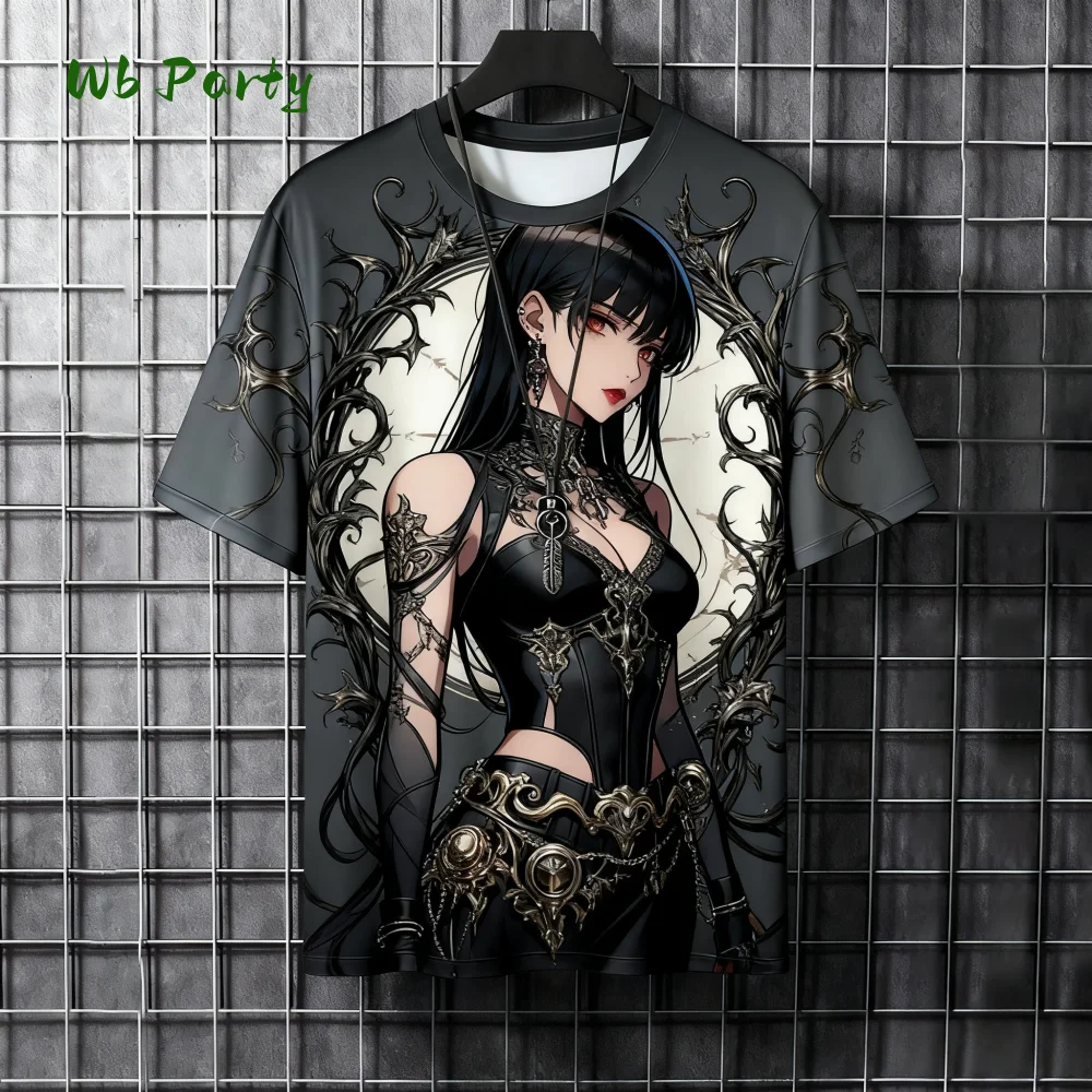 

Японская мужская одежда, футболка в стиле манга для девочек, мужская футболка с коротким рукавом и круглым вырезом, летняя повседневная уличная мужская футболка в стиле Харадзюку