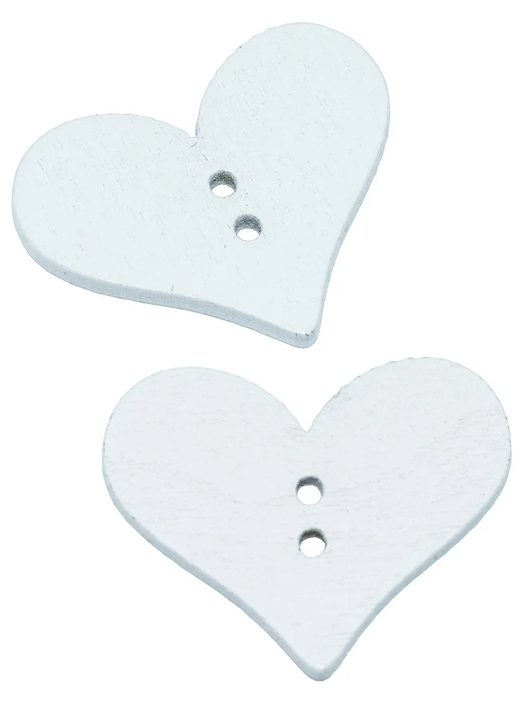 Bottoni in legno fatti a mano con cuore grande amore, Scrapbooking cucito per matrimonio, toppe a 2 fori, bottone in legno, 20 pezzi, 30 pezzi, 50