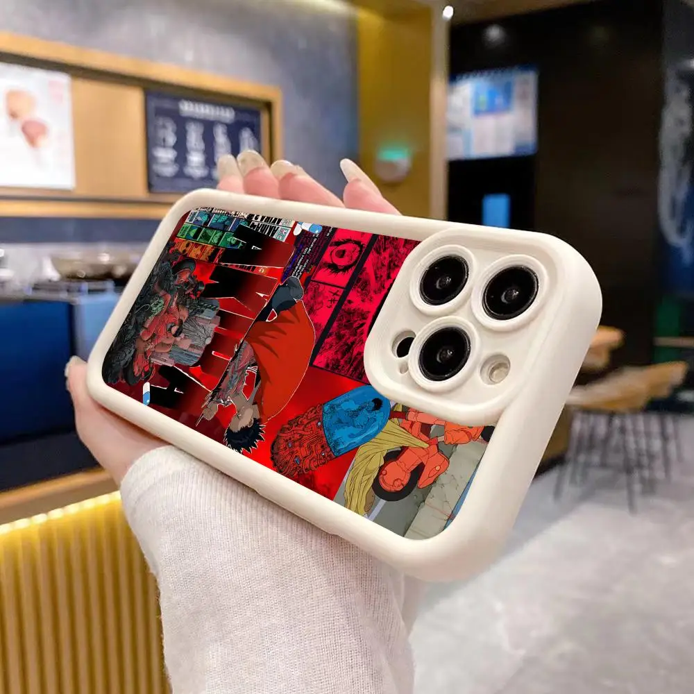 

Fashion Akira Thicken TPU Mobile Phone Case for iPhone 17 16 15 14 13 12 11 Air Pro Max Plus Colorful Cover