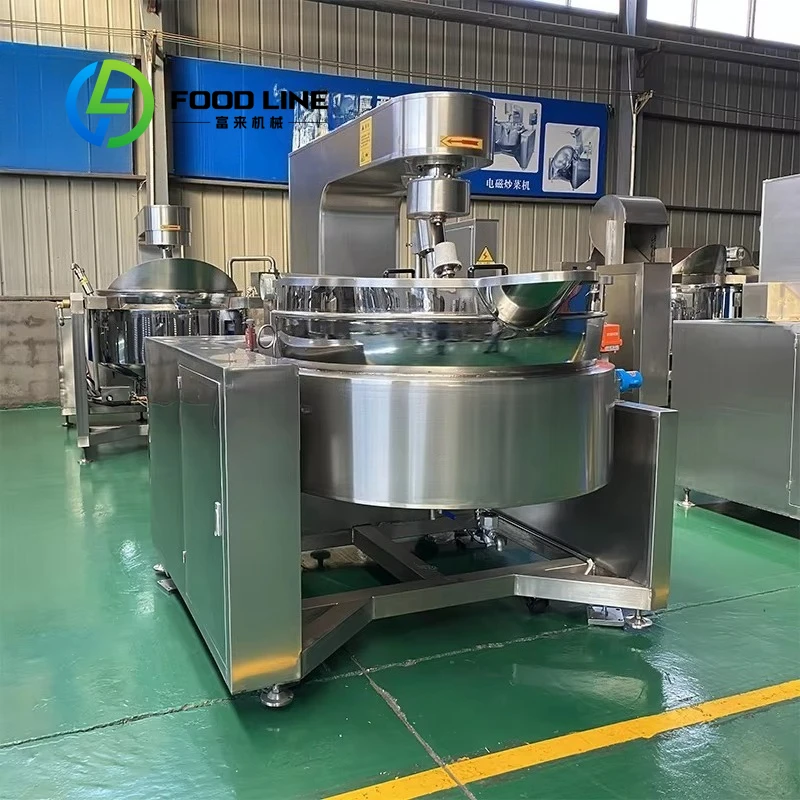 Hot Sale Industrial Planetary Cooking Machine Automatic Steam Cooker with Agitator for Hot Pepper Sauce Date Paste Customized
