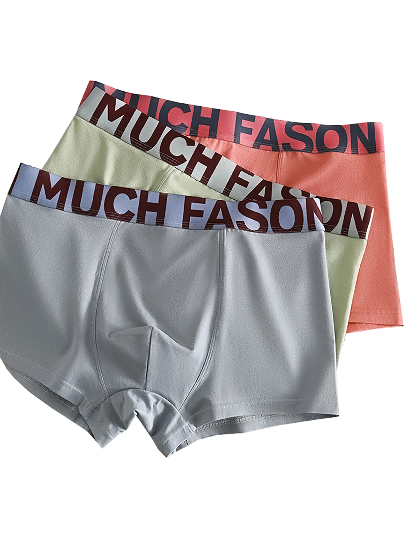 

Комплект мужского нижнего белья из 3 предметов хлопка, повседневные, повседневные, удобные и дышащие мужские шорты-боксеры.