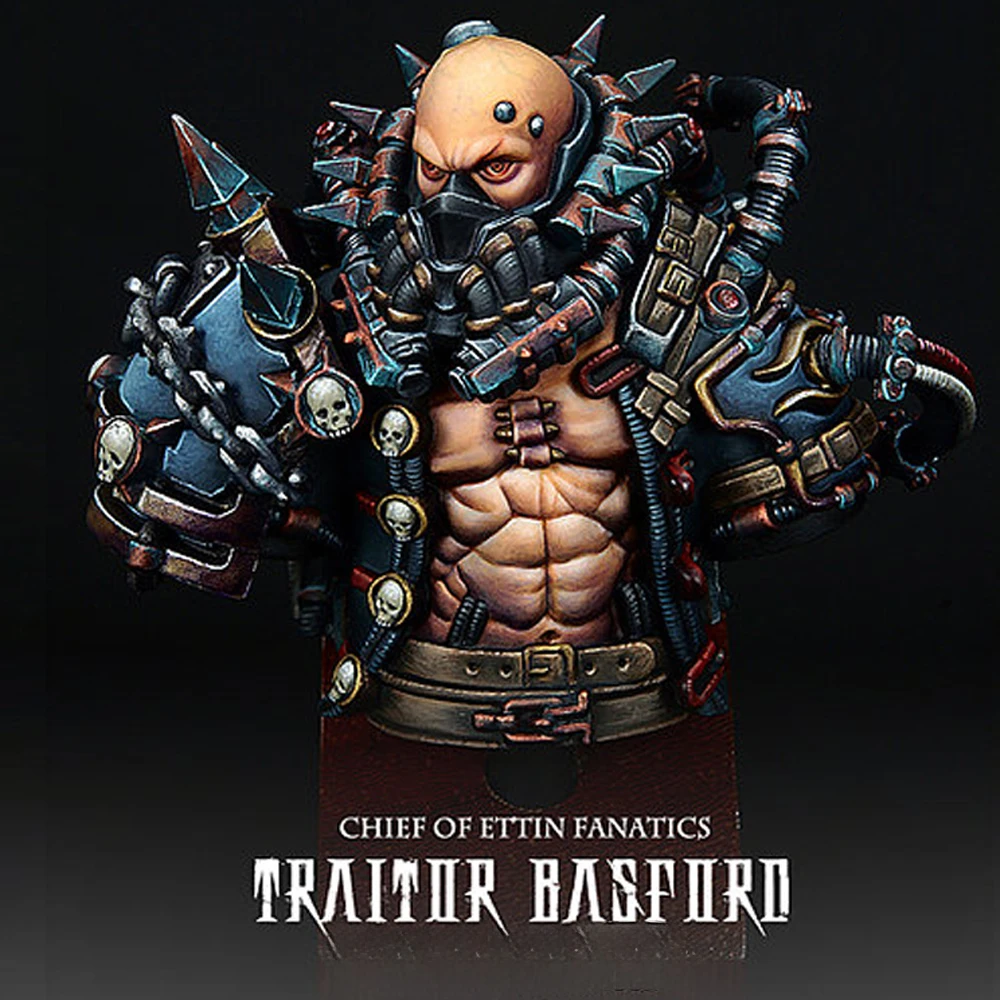 1/12 Traitor Basford, Resin Model figure Bust, GK, Fantasy theme, Unassembled and unpainted kit