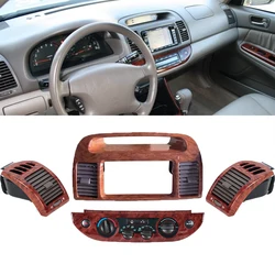 Sortie d'aération pour Toyota Camry 5, 2002, 2003, 2004, 2005, 2006, Fascia, panneau stéréo automatique, montage, CD, DVD, radio, carte Prada