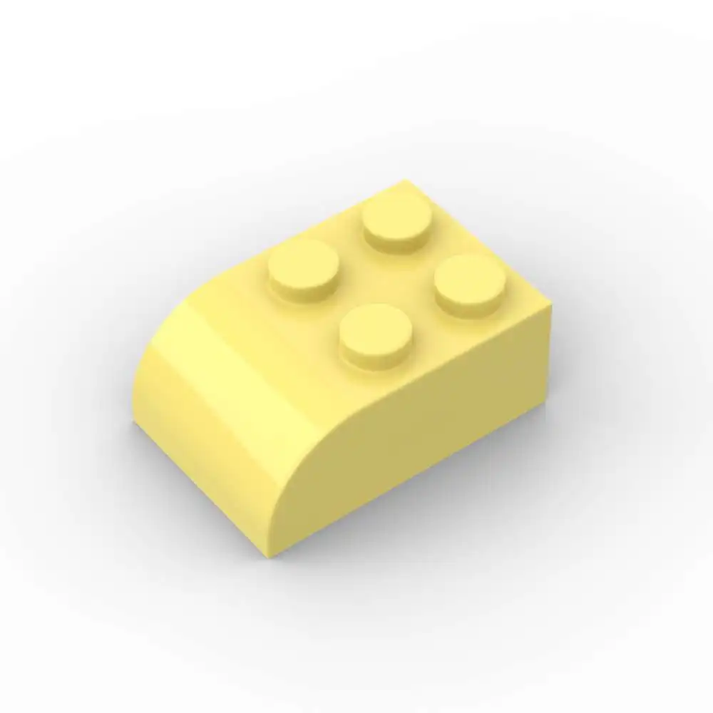 MOC 10 قطعة جزء الطوب 6215 منحني 3x2 اللبنات مجموعة مع 4 ترصيع المنحدر الجسيمات لغز ألعاب تعليمية هدايا عيد ميلاد الاطفال #1