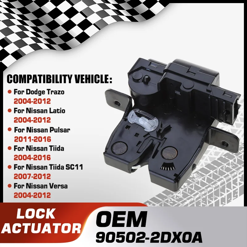 

Car For Dodge Trazo Nissan Latio Nissan Pulsar Nissan Tiida Nissan Tiida Latio Nissan Tiida SC11 Nissan Versa Door Lock Actuator