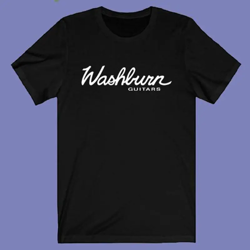 Camiseta negra de Washburn Guitar Company para hombre talla S-3XL