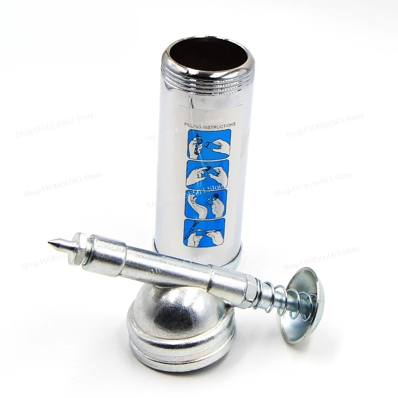 ​ ​ Мини-смазочный пистолет объемом 80 куб.см — ручной смазочный аппарат для автомобилей/велосипедов, портативный масляный насос с гибким шлангом ​