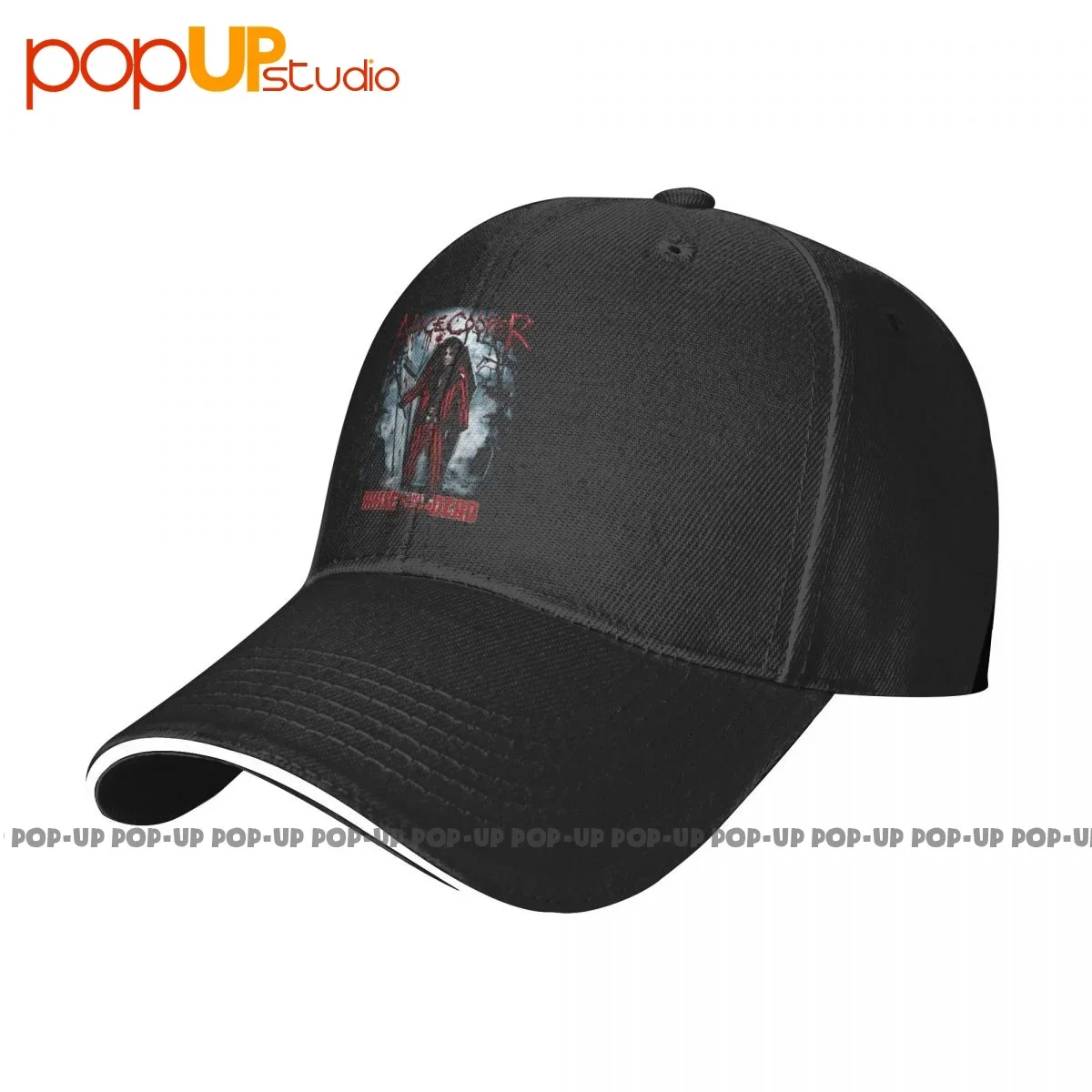 Alice Cooper Raise The Dead Live From Wacken Concert Lace And Whiskey Sandwich Cap Baseball Cap Trucker Hat Cute