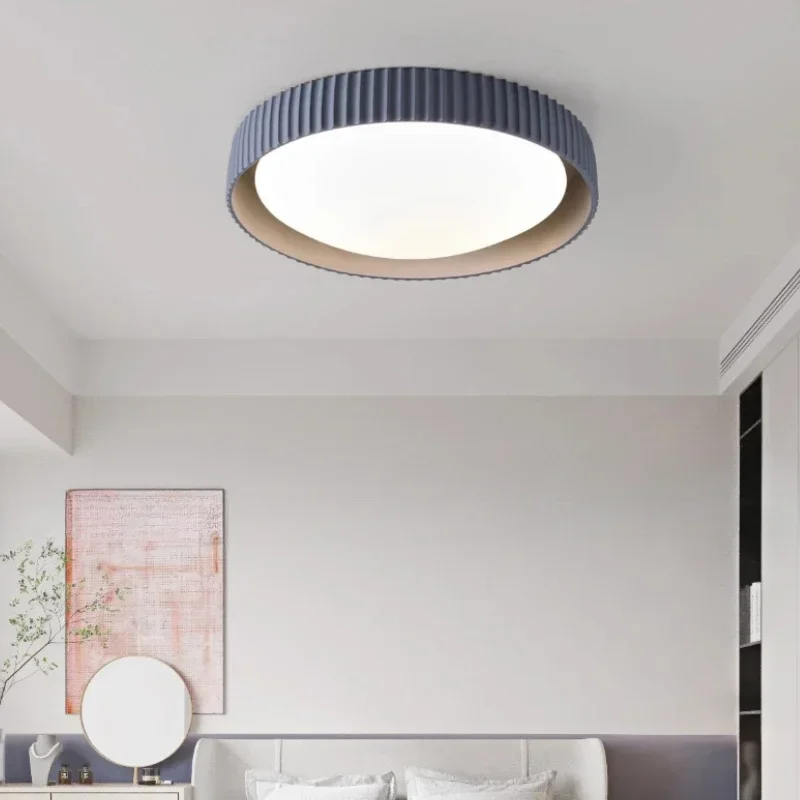 SANDYHA Francês Retro Luz de Teto Acrílico Design Circular Lâmpadas LED para Sala de estar Quarto Decoração Estudo Luminárias