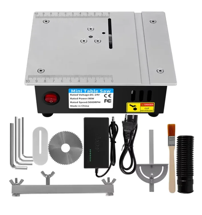 

96 Вт 24 В мини-многофункциональная настольная пила электрические настольные пилы деревообрабатывающий станок токарный станок инструмент для ремонта станка