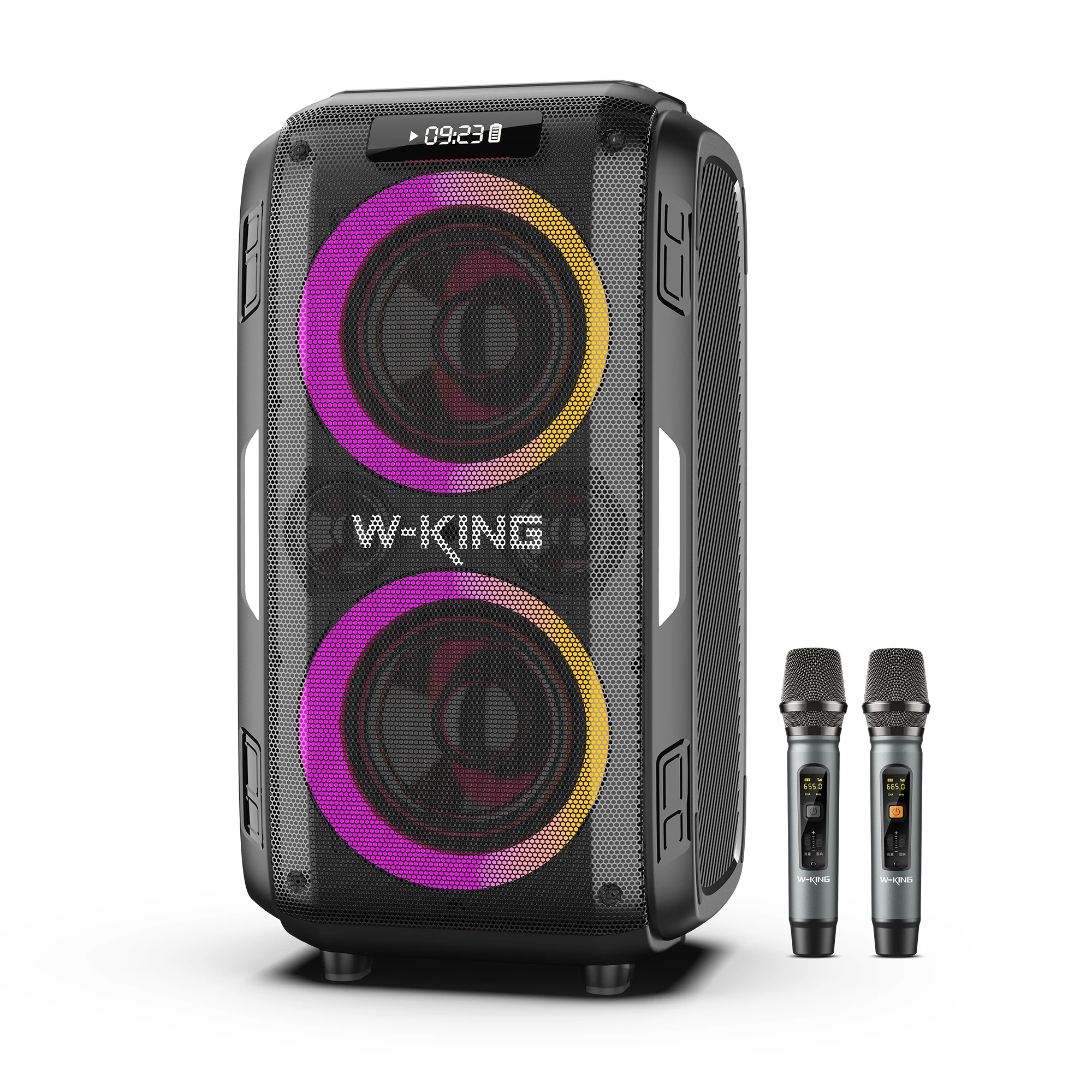 W-KING 120W RMS Large Bluetooth Speaker with Microphone120dB/12 Custom Bass, V5.3 Big Party Boombox Portable Speaker Wireless
