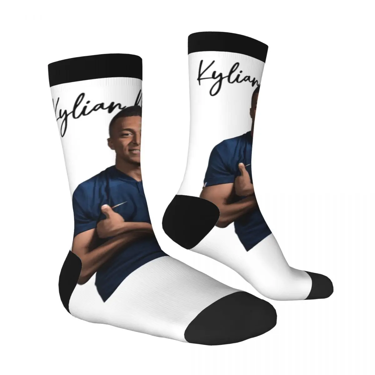 Football Team Stocking France Kylianer And Mbappﾩ And Mbappe (3) BEST TO BUY Funny Novelty Cute Blanket roll Compression Socks