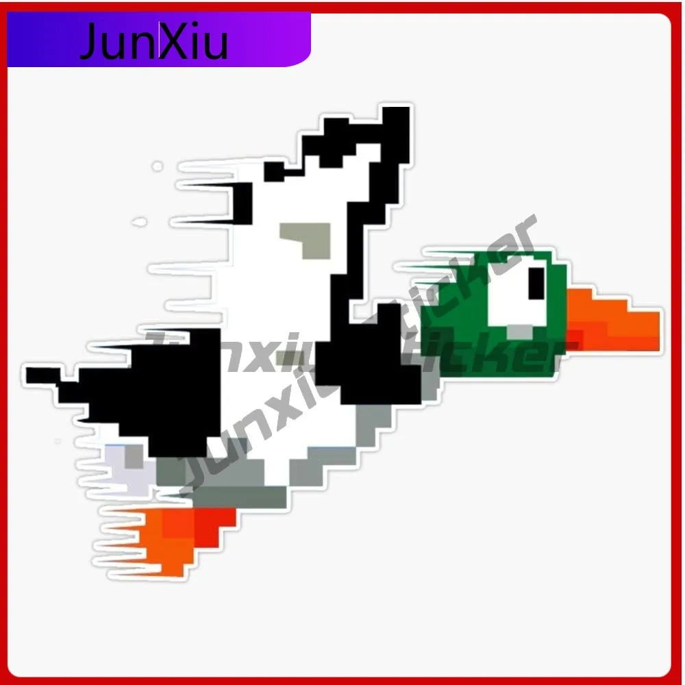 

Cartoon Duck Hunt Vinyl Stickers Waterproof Decal Accessories Bumper Vent Insert Decals Car Bicycle Skateboard Adventure Motor