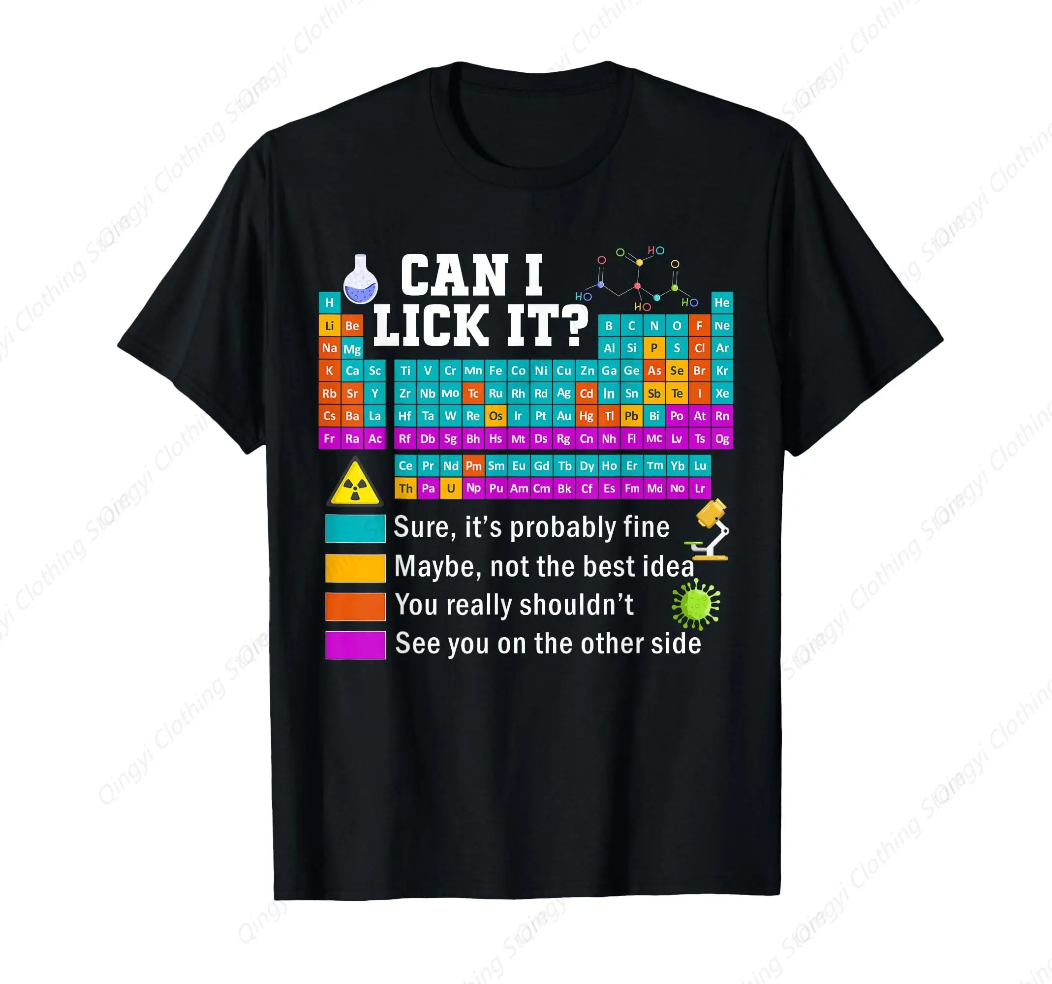 

Funny Can I Lick It Periodic Table T-Shirt