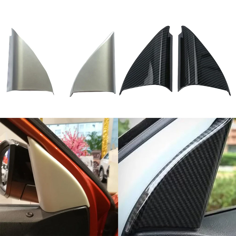 

Carbon Fiber A-Pillar Cover Trim Front Door A-pillar Decoration Anti-fade Trim ABS Trim Cover Aesthetic Enhancement