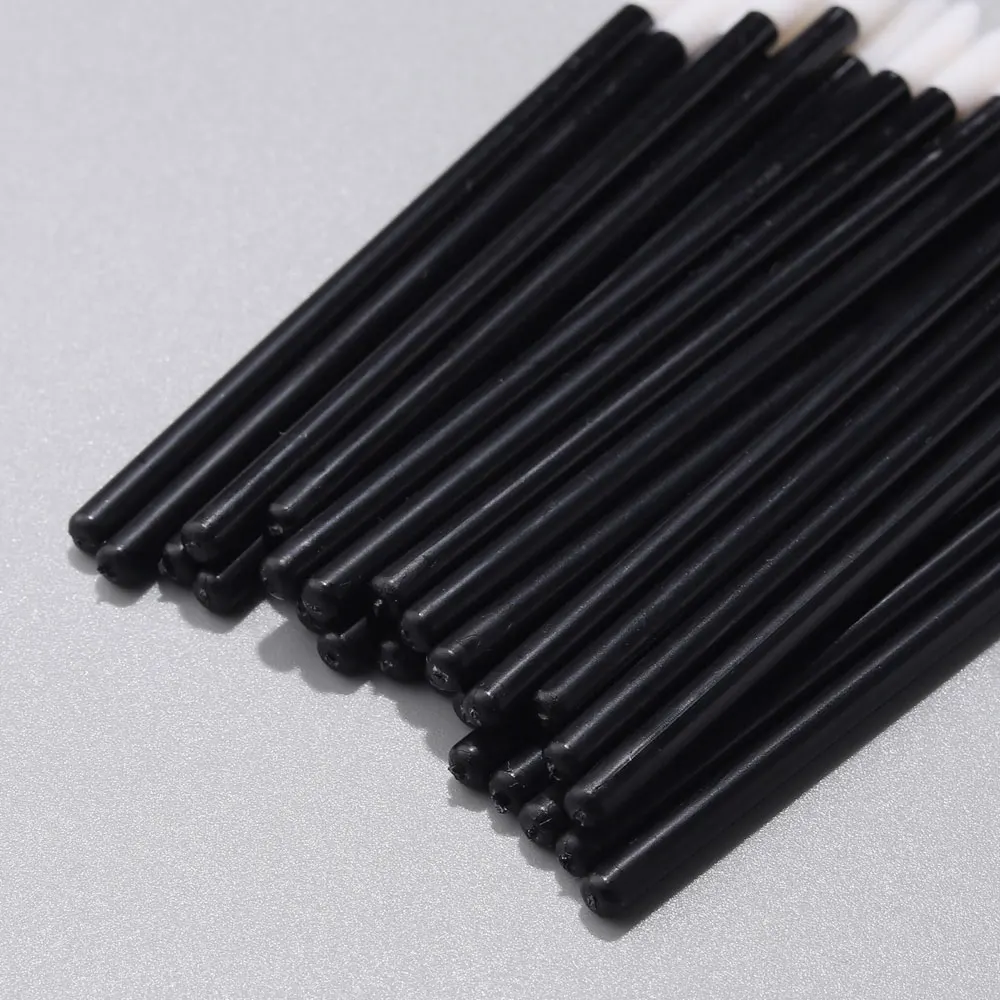 طقم صولجانات ماسكارا للاستعمال مرة واحدة ، أدوات ملمع شفاه ، فرشاة رموش ، فرشاة راحة يد غير معطرة بقضيب بلاستيك ABS ، صولجانات