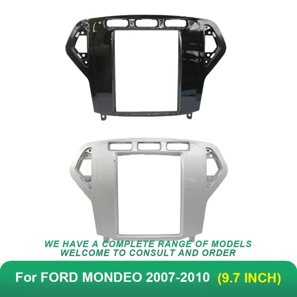 

Car audio fascia frame 9.7 Inch 2 Din Radio For FORD MONDEO Tesla Style Multimedia Video Player Navigation DVD Panel Trim
