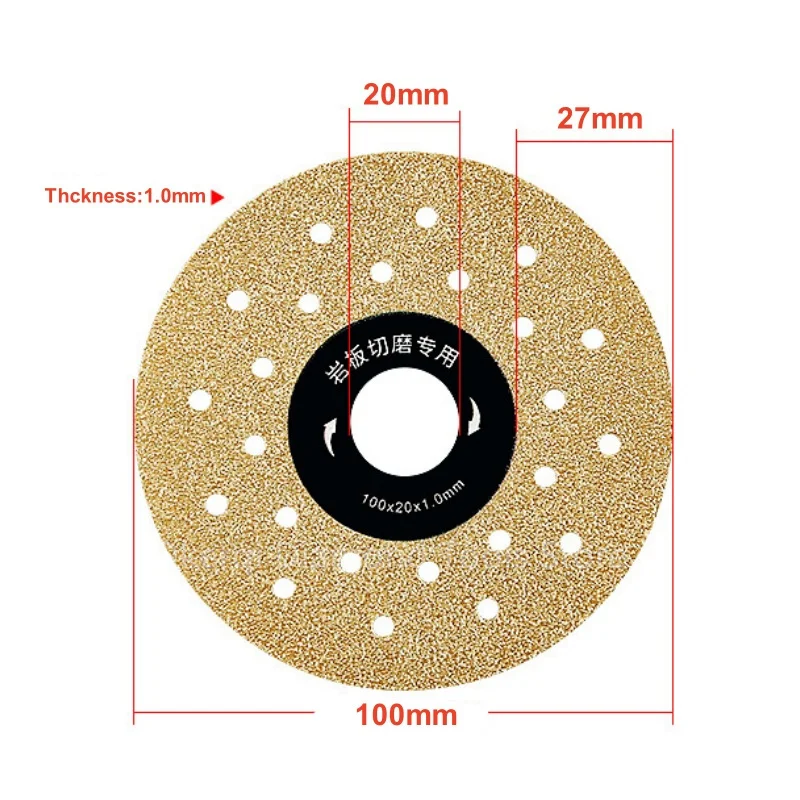 4 Inch Diamond Cutting Disc Slab Tile Ceramic Marble Dry Cutting And Grinding Circular Saw Blade Angle Grinder Accessories