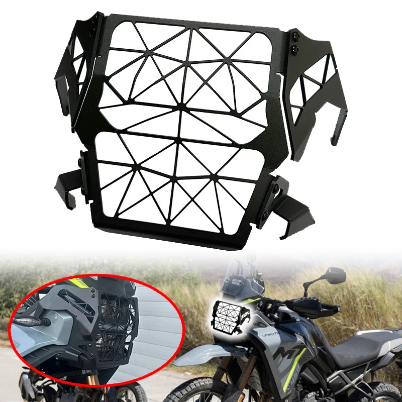 

Fit For CFMOTO CF MOTO 450MT MT450 2024-2025 450 MT Headlight Protective Motorcycle Accessories Head Light Grill Protector Cover